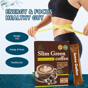 Yefra Slim Green Coffee con Estratto di Cioccolato Fondente in Polvere, Brucia Grassi, Stimolante <span class=keywords><strong>Dimagrante</strong></span>, Migliora il Sistema Digestivo, Prodotto per la Perdita di Peso - Product Image 2