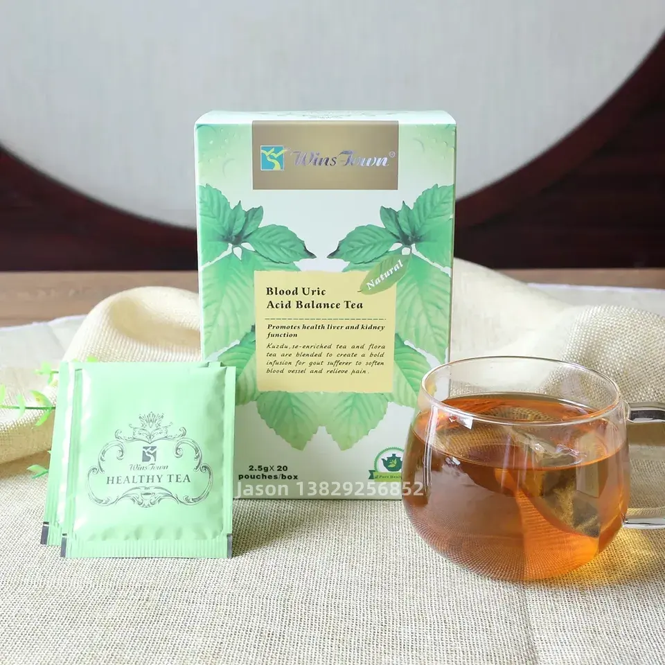 Органический баланс сахара травяной чай WinsTown private label способствует здоровью печени и почек баланс мочевой кислоты в крови чай