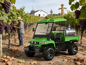 Véhicule utilitaire électrique 4 places robuste pour la <span class=keywords><strong>patrouille</strong></span> agricole et de ranch, utilisation tout-terrain OEM - Product Image 2