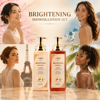 Lotion douche éclaircissante de haute qualité, gel nettoyant corporel, gommage corporel, lotion blanchissante pour tous types de peau, OEM