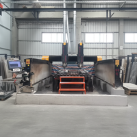 Routeur CNC à table plate Xianda Machinery, puissance 7,5 kW*2, longueur de coupe maximale 3000 mm, traitement automatique du granit, boîte de vitesses 220 V