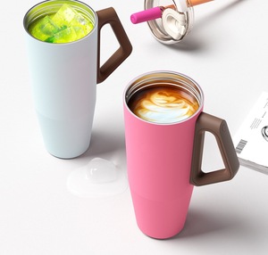 Neue Hochwertige 40oz Großvolumige Edelstahl-Thermoskanne Tragbare Vakuumisolierte Trinkflasche mit Strohhalm und Griff - Product Image 6