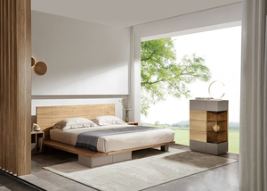 Sàn thấp Tatami khung giường rắn tro Gỗ gỗ loại nệm nền tảng siêu vua nữ hoàng Kích thước cao chất lượng sao khách sạn - Product Image 4