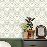 Papier peint décoratif traditionnel à motifs animaux, auto-adhésif, amovible, imperméable, pour usage domestique, garantie 1 an, pour appartement et centre commercial