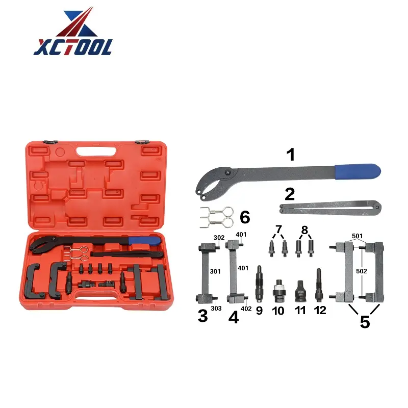 Kit d'outils de démontage de l'alignement de la distribution de l'arbre à cames du vilebrequin Kit d'outils de distribution du moteur Audi VW pour V6 2.0/2.8/3.0 TFS