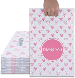 Design Poly Mailer Bags <b>Plastic</b> Mailing Bags With Handle For Shipping Packaging - Product Image 1