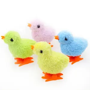 Wholesale Children's Creative Cute Plush Toys Games Wind Up Simulation Chicken Toys For Kids