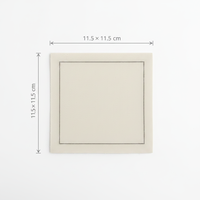Serviettes carrées 100% coton noir blanc Style solide semblable à du lin pour le dîner Cocktail Logo personnalisé tissu tissé pour les fêtes avion