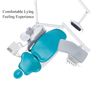 Zahnbehandlungseinheit mit Ergonomischem Zahnarztstuhl mit Verstellbarer Rückenlehne und Kopfstütze für Komfortable Patientenversorgung - Product Image 3