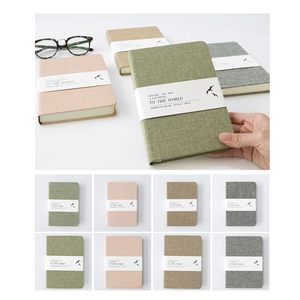 Wholesale Low MOQ Canvas Hardcover Custom Diary <b>Mini</b> Pocket Notebook Manufacturers - Product Image 4