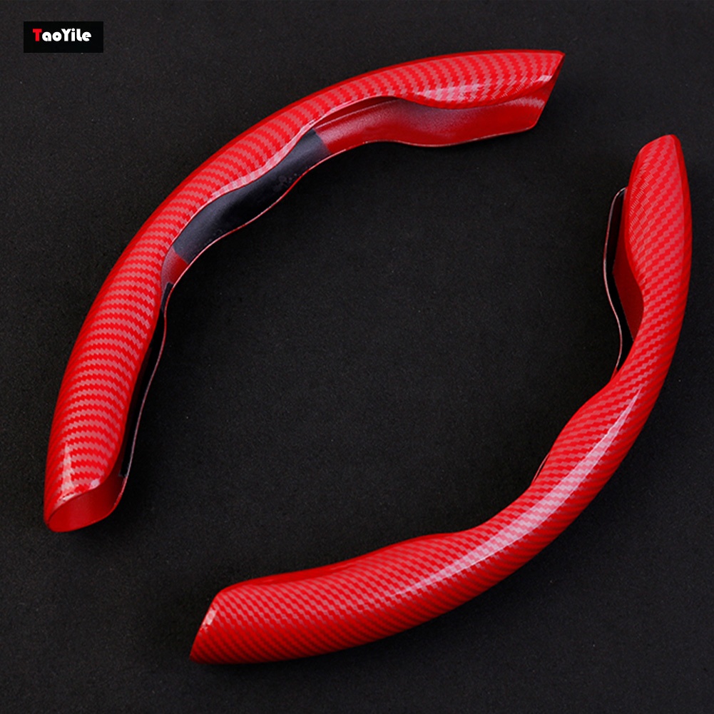 Интерьер автомобиля части 15 дюймов 2 половинки Противоскользящий чехол для руля для Tesla модели Y БМВ Бенц"