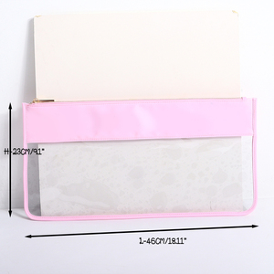 American Mahjong Game Sets PVC Flache tragbare Reiß verschluss tasche MAHJ Club Flieder fliesen Große klare PVC wasserdichte Mahjong Aufbewahrung tasche - Product Image 6