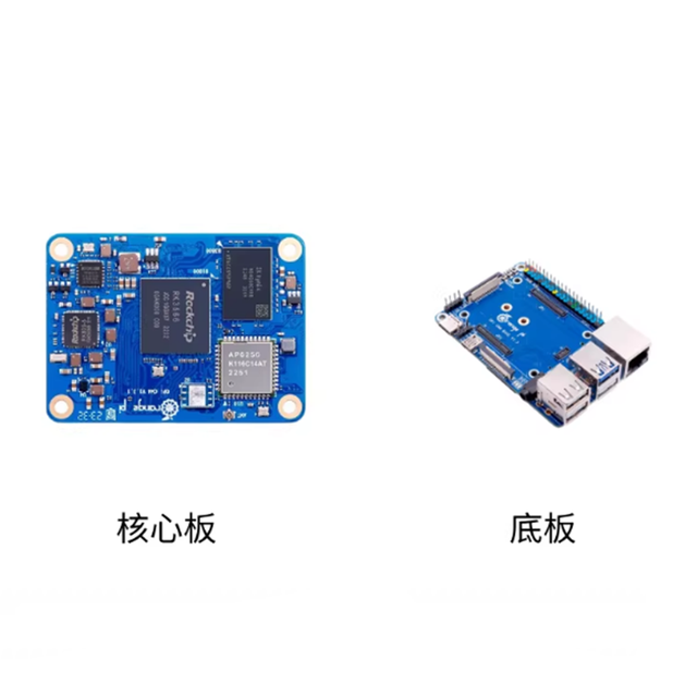 Orange Pi Compute Module 4 CM4 Core Board WIFI Blue tooth 2G+32G Core Board with WIFI+Base Board