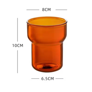 Personalized Single Glass Coffee <b>Cup</b> for Home or Office for Tea & Milk Handcrafted Floral Design - Product Image 4