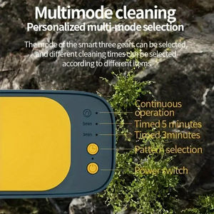 Machine de nettoyage pour lunettes, lentilles de contact, brosses à dents, montres domestiques et ensembles de bijoux avec fonction de minuterie - Product Image 2