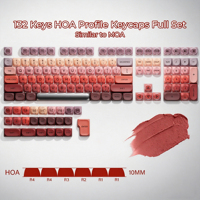 132 touches de clavier mécanique Wooting, emballage en boîte couleur haute qualité XVX HOA, adaptées aux claviers mécaniques