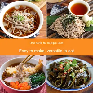 Moon Crown 1kg Sauce au sarrasin pour nouilles froides à la japonaise Sauce trempette pour nouilles au soja, au <span class=keywords><strong>boeuf</strong></span> et au sarrasin - Product Image 4