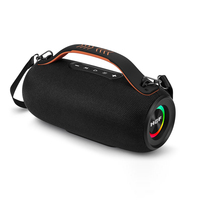 Altavoz Portátil Gu-133 BOOMBOX con Woofer de Tela, Bluetooth, Asa, Sonido Estéreo, Bajos de Alta Fidelidad, Música, Altavoz para Exteriores Resistente al Agua, Radio FM
