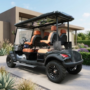 Carrito de Golf de Alta Gama para 6 Personas con Paneles Solares 72V 5kW, Certificado EEC, Aprobado por DOT, Diseño Atmosférico - Product Image 2