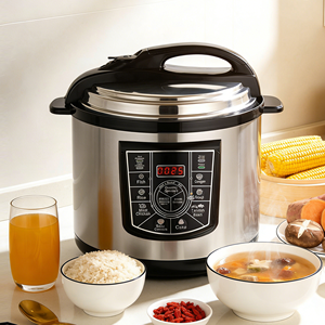 Cuisinière multifonction de haute qualité, cuiseur à pression électrique pour usage domestique, cuiseur à riz en acier inoxydable avec commande numérique KC04018 - Product Image 1