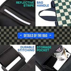 Free sample Customizable Logo Foldable Skateboard Bag Durable Polyester Multi-Functional <b>Sports</b> Travel <b>Backpack</b> Boys Wholesale - Product Image 4