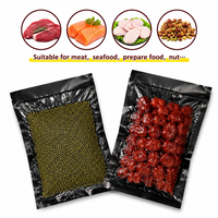 Sacs sous vide alimentaires en plastique pour congélation et stockage, sachets thermoscellables à texture de points ronds gaufrés pour viande