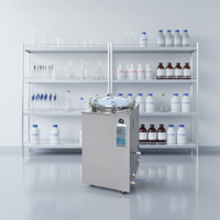 Autoclave vertical à contre-pression de haute qualité, stérilisateur à petite capacité pour sachets sous vide ou aliments emballés