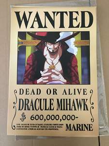 24 PCS/SET 42*29CM Luffy Zoro Nami Boa <span class=keywords><strong>Ace</strong></span> Chopper <span class=keywords><strong>Wanted</strong></span> Notice Robin Cartoon Room Bedroom Wall Decoration Anime Paper Poster - Product Image 2