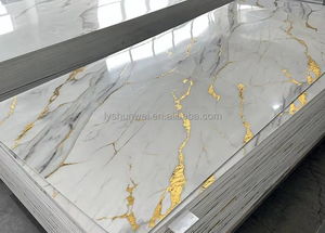 Pemasok grosir panel dinding PVC dengan lapisan UV Glossy Finish tahan lama perlindungan UV permukaan Gloss tinggi - Product Image 2