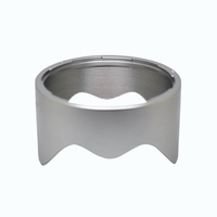 Pare-soleil en aluminium usiné avec précision pour appareil photo sans miroir DSLR anti-éblouissement bloquant la lumière accessoire de photographie fil EDM