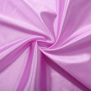 Haute qualité quatre voies Stretch Satin Spandex tissu brillant épais Satin filles maillots de bain vêtements de sport élégant Bonnet cheveux arc conception
