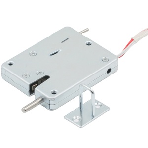Serrure électronique à pêne en zinc 6580Y pour borne de remplacement de batteries extérieure, conçue pour les exigences intensives du secteur. - Product Image 1