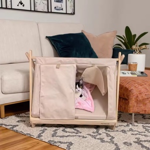 Ganzjährig Massivholz Katze Hunde bett Beruhigendes Zelt Wasch bar Einfache Installation Demontieren Sie Haustier möbel - Product Image 2