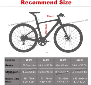Vélo de route en carbone KABON T700 700C, vélo de course avec 22 vitesses et freins à disque <span class=keywords><strong>105</strong></span> pour hommes et femmes - Product Image 5