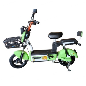 Nouveau scooter électrique de 14 pouces, 350W, vélo électrique pour adultes, portable, batterie au plomb-acide intégrée 48V, cadre en acier, vélo électrique - Product Image 1