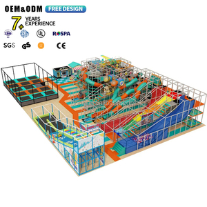 Área de Juegos Infantil de 1200 m², Parque Infantil Interior, Juegos Comerciales, Equipamiento de Juegos Blandos para Niños Pequeños, Fabricante Chino - Product Image 1