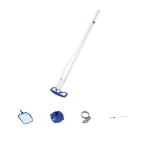 Kit de nettoyage pour <span class=keywords><strong>piscine</strong></span> <span class=keywords><strong>Bestway</strong></span> 58234 : Écumoire à feuilles et nettoyeur à filet peu profond - Product Image 1