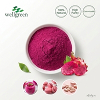 Wateroplosbaar gevriesdroogd rode drakenfruitpoeder (pitaya poeder)