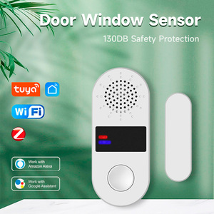 TUYA Smart WIFI Zigbee Door/Window Magnetic Sensor with Sound-Light Alarm, <b>Wireless</b> Home <b>Security</b> Alarm W38 - Product Image 2