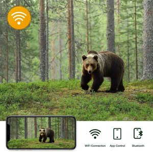 WIFI 2.7K APP Trail Camera 36MP,เซ็นเซอร์12Mega Pixels,ความเร็ว0.1S,การตรวจจับความเคลื่อนไหว65ft - Product Image 4