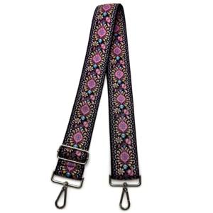 الأكثر مبيعًا قماش الجاكار نمط حزام Crossbody قماش سميك واسع قابل للتعديل مريح حزام الكتف - Product Image 3