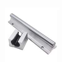 Rail de guidage linéaire en aluminium CNC rond de 30 mm SBR30UU avec bloc carré pour machines à bois fabriqué dans le Jiangsu en Chine