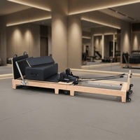 Machine de Pilates pliable en bois durable, réglable, silencieuse et peu encombrante pour la maison, la salle de sport et les séances de Pilates en studio
