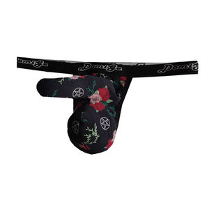 写真セクシーポーチ生地ブラックインメンズプロジョックストラップカレンスペースジョックストラップ - Product Image 2