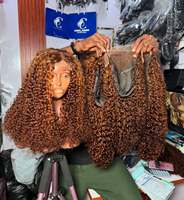 Cheveux vierges vietnamiens bruts, perruque frontale en dentelle HD 13x6, perruque de cheveux humains bouclés pixie, fournisseur de perruques, perruques sans colle, perruques en dentelle frontale en cheveux humains