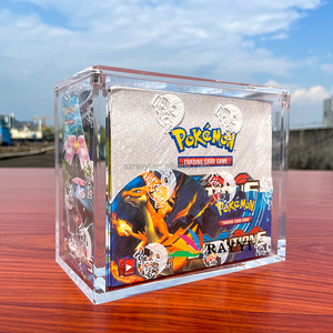Boîte de présentation RAY YI pour cartes <span class=keywords><strong>Pokémon</strong></span>, en acrylique imperméable, protection UV, format booster. - Product Image 3
