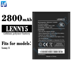 Batterie de télé<span class=keywords><strong>phone</strong></span> portable intelligente Lenny 5 3.8V 2800mAh pour <span class=keywords><strong>Wiko</strong></span> Lenny 5 Remplacement de la batterie du télé<span class=keywords><strong>phone</strong></span> - Product Image 2