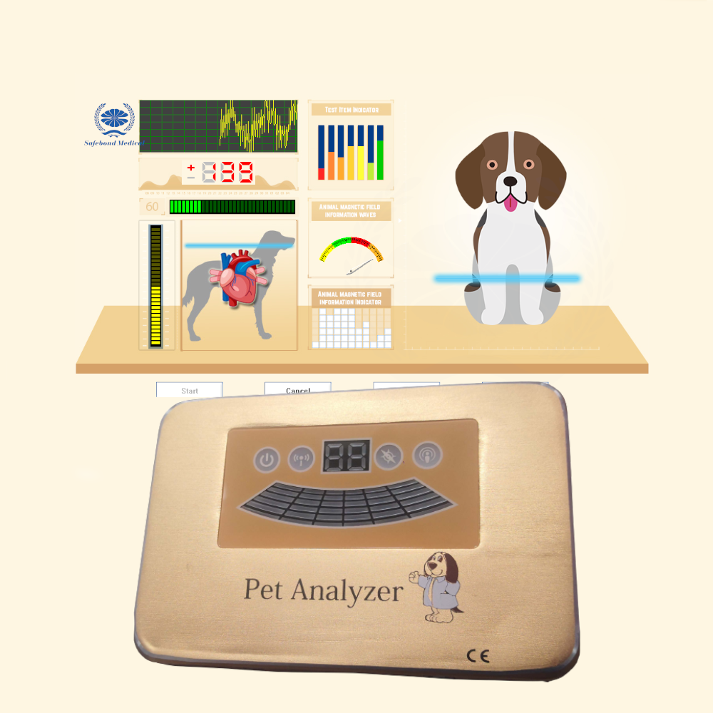 Draagbare Huisdier Kwantum Magnetische Resonantie Analyzer Huisdier Gezondheid Scan Analysator