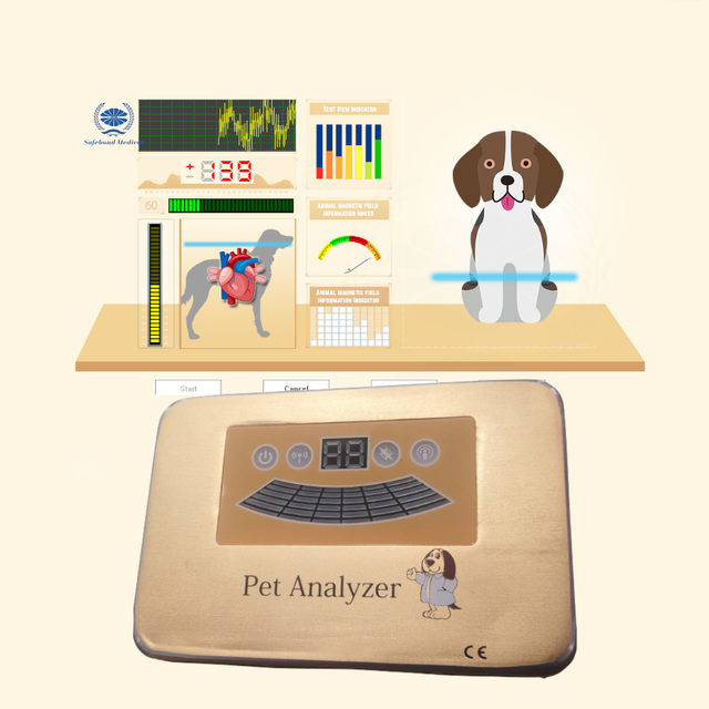 Safebond Pet Quantum Magnetic Resonance Analyzer Portable Animal Dog Health Scan Analyzer with Anesthesia Properties