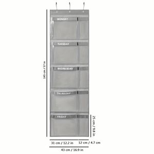 2026 <b>Hot</b> Sell Transparent Storage Bag Hanging Behind Door and Closet Used to Store Children's Clothes Underwear and <b>Socks</b> - Product Image 3